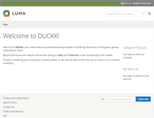 Tablet Screenshot of duckk.com